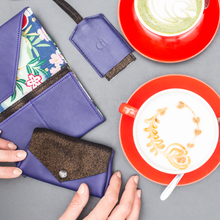 Load image into Gallery viewer, UBUD passport protector Blue Indigo